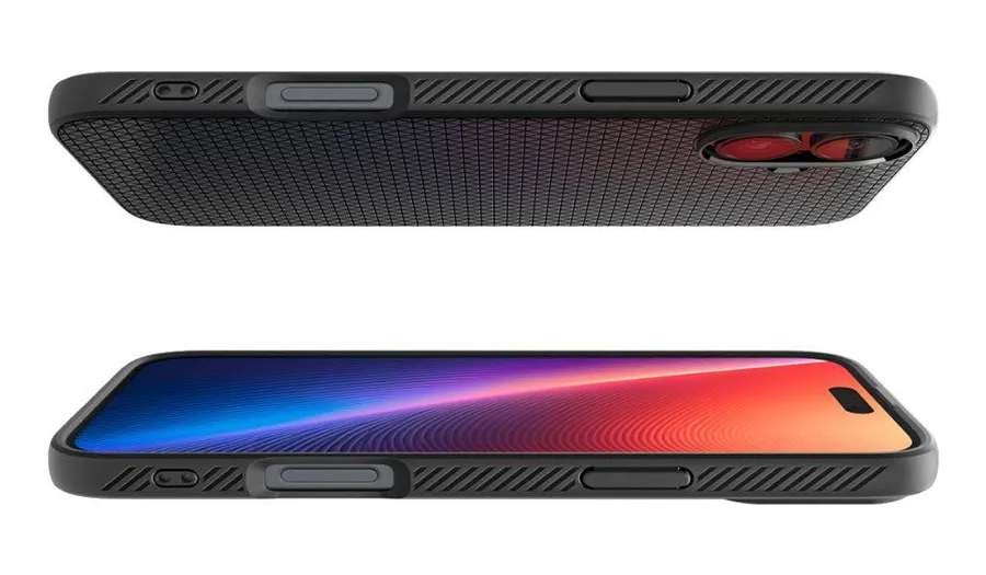 Etui Spigen Liquid Air Apple iPhone 16 Matte Black